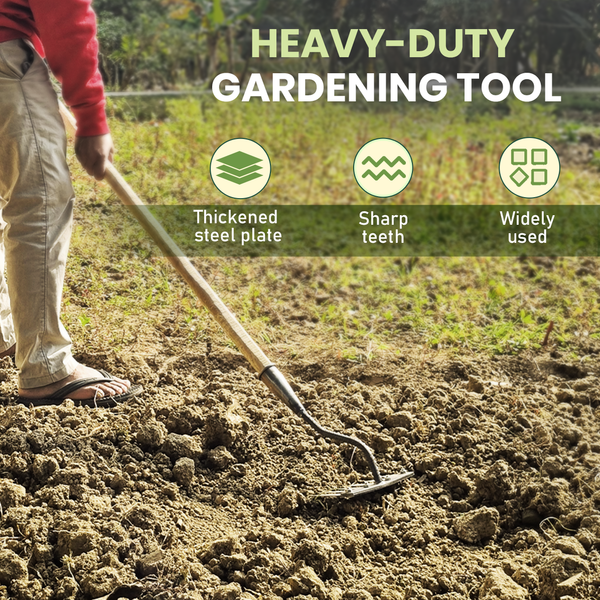 6 Teeth Garden Weeding Rake