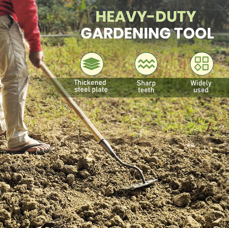6 Teeth Garden Weeding Rake