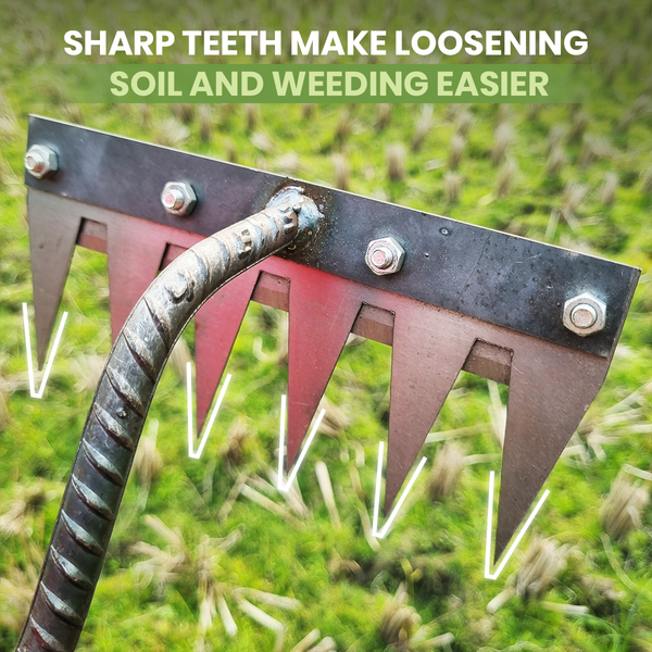 6 Teeth Garden Weeding Rake
