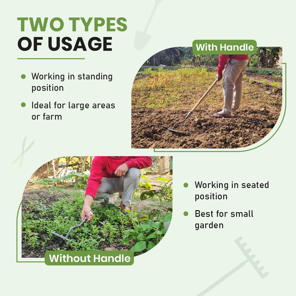 6 Teeth Garden Weeding Rake