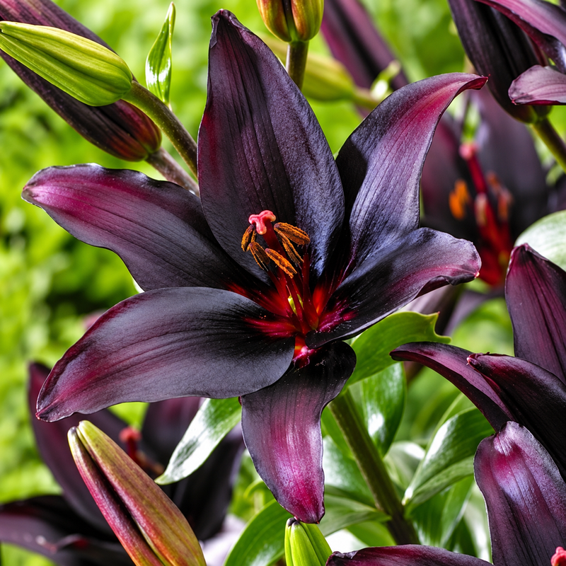 Black Stone Asiatic Lily Bulbs