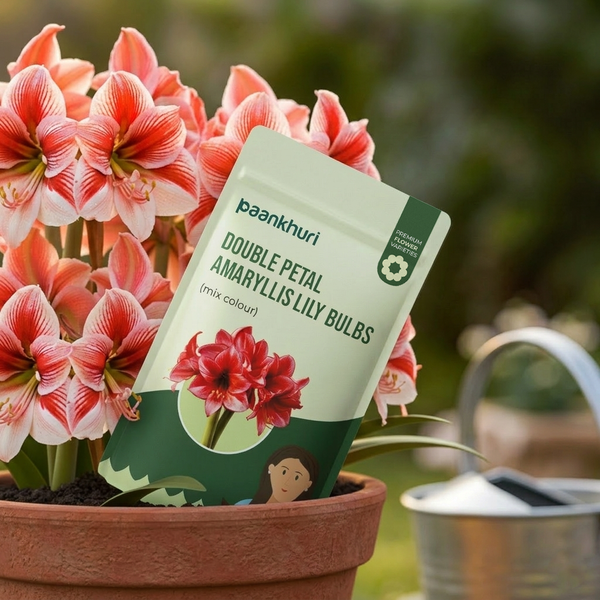 Double-Petal Amaryllis Lily Bulbs