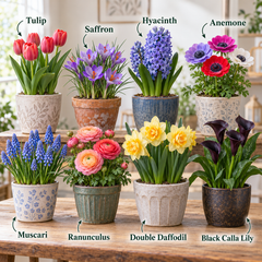 Imported 8 Wonders Flower Bulbs Combo