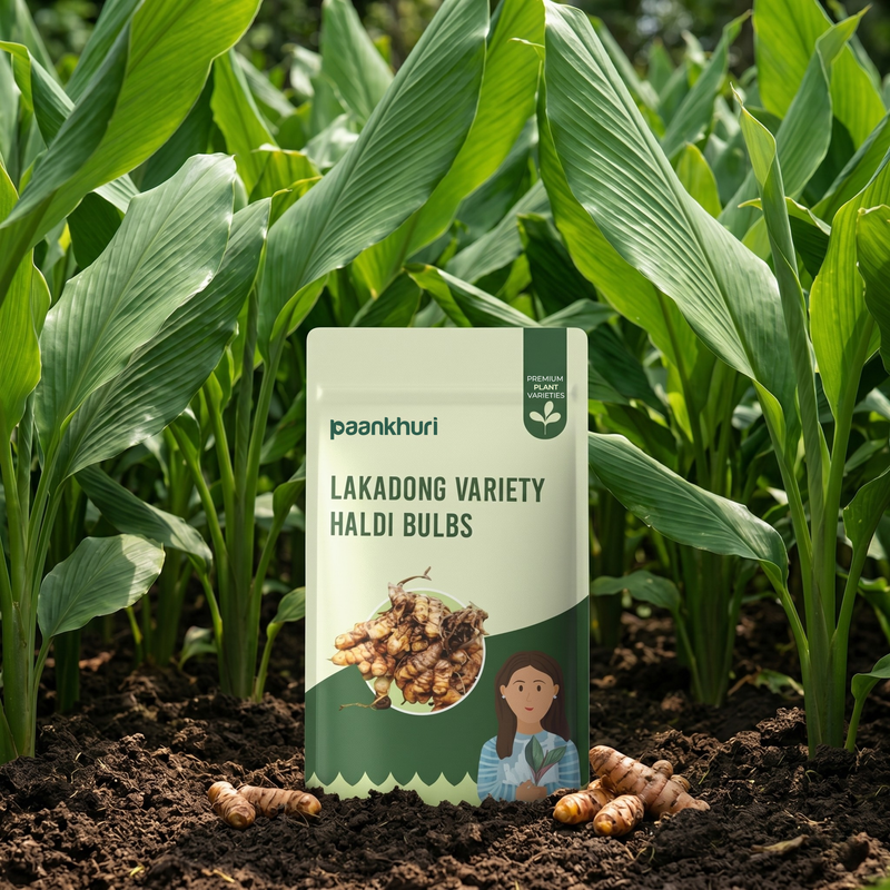 Lakadong Variety Haldi Bulbs
